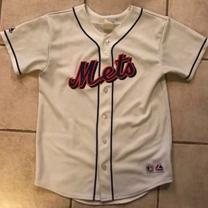 Mets Jersey - White, #15 Beltran, Womans Large